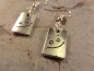 Preview: Smilie Ohrringe Vintage Optik Smile Gesicht Face